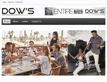 Tablet Screenshot of dows.ca